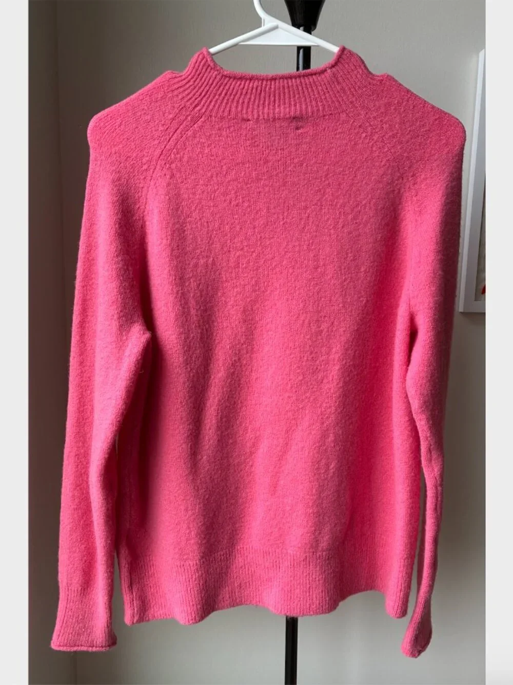 J. Crew Pink Rollneck Sweater in Supersoft Yarn- Size XS
